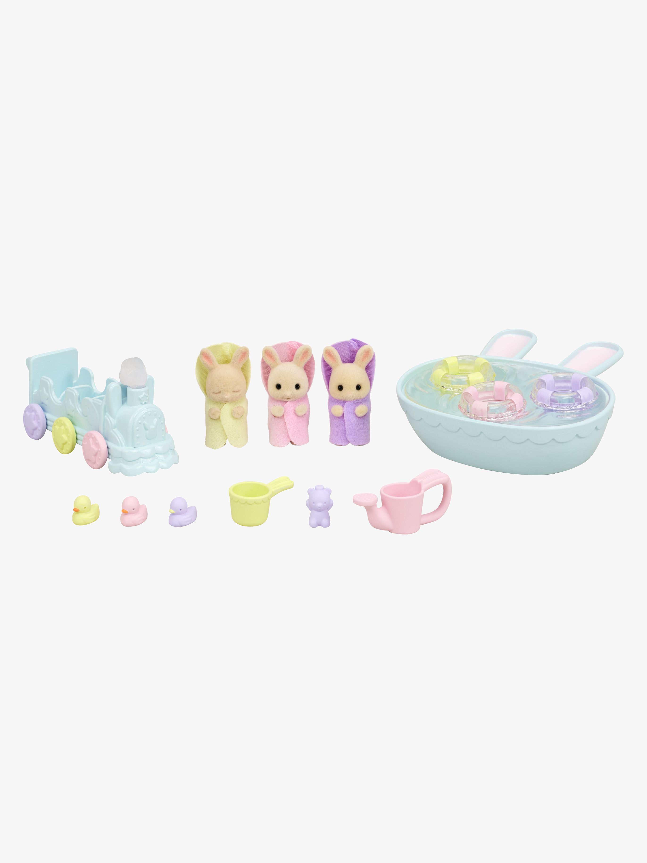 Sylvanian Families Dockhustillbehör Triplets Baby Bathtime Set