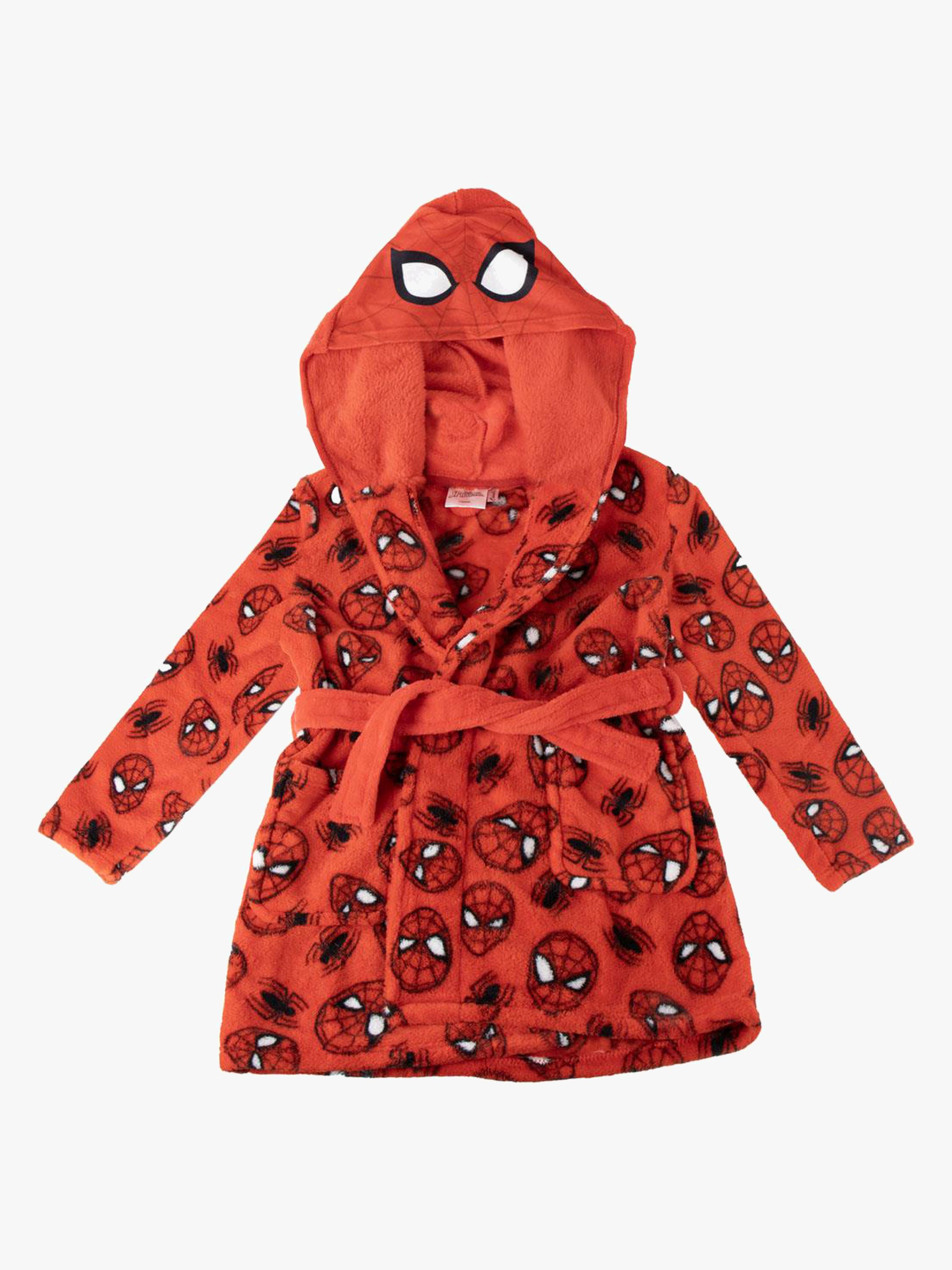 Marvel Spider-Man Morgonrock, Röd, 6 år