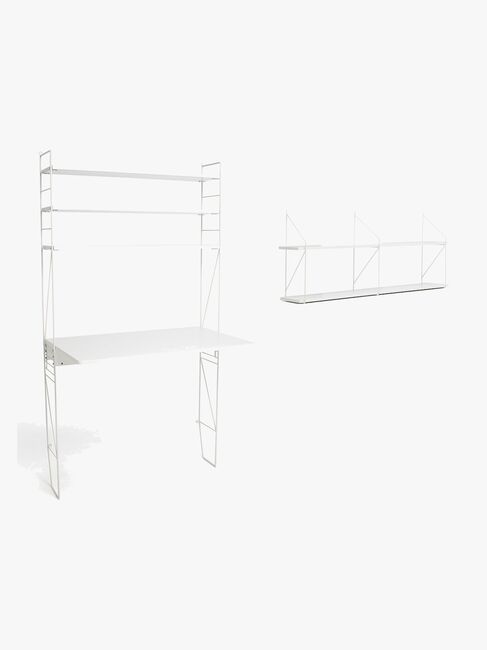 Alice & Fox BONNIE Skrivbord & Vägghylla, Vit