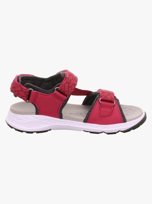 Superfit Criss Cross Sandaler, Röd/Grön