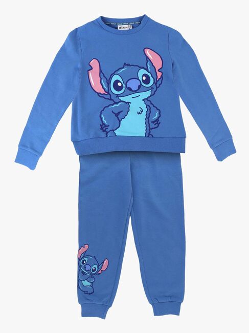 Disney Lilo & Stitch Tröja Och Byxor Set, Blå