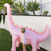 SUNNYLiFE Giant Dino  Uppblåsbar Sprinkler, Into the Wild Pink