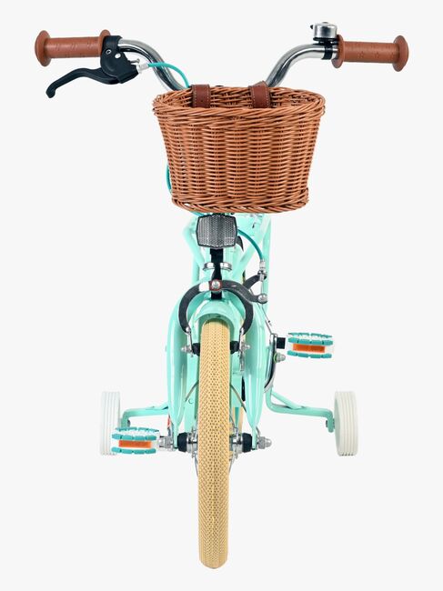 Volare Excellent Cykel med Korg 14 Tum, Grön