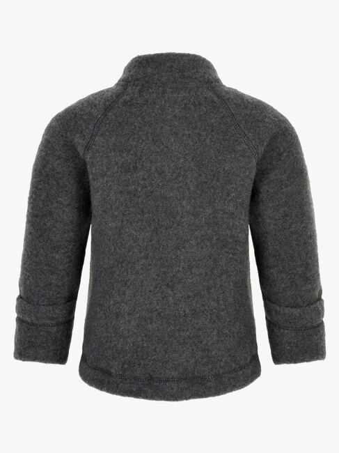 Mikk-Line Ullfleecejacka Baby, Anthracite Melange