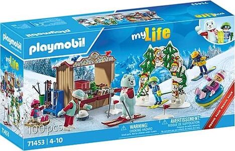 Playmobil 71453 My Life Byggsats Skidvärld