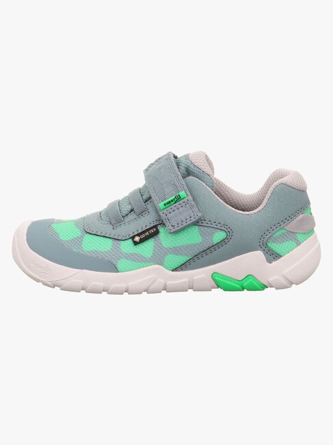 Superfit Trace Barefoot GTX Sneakers, Light Green/Light Grey