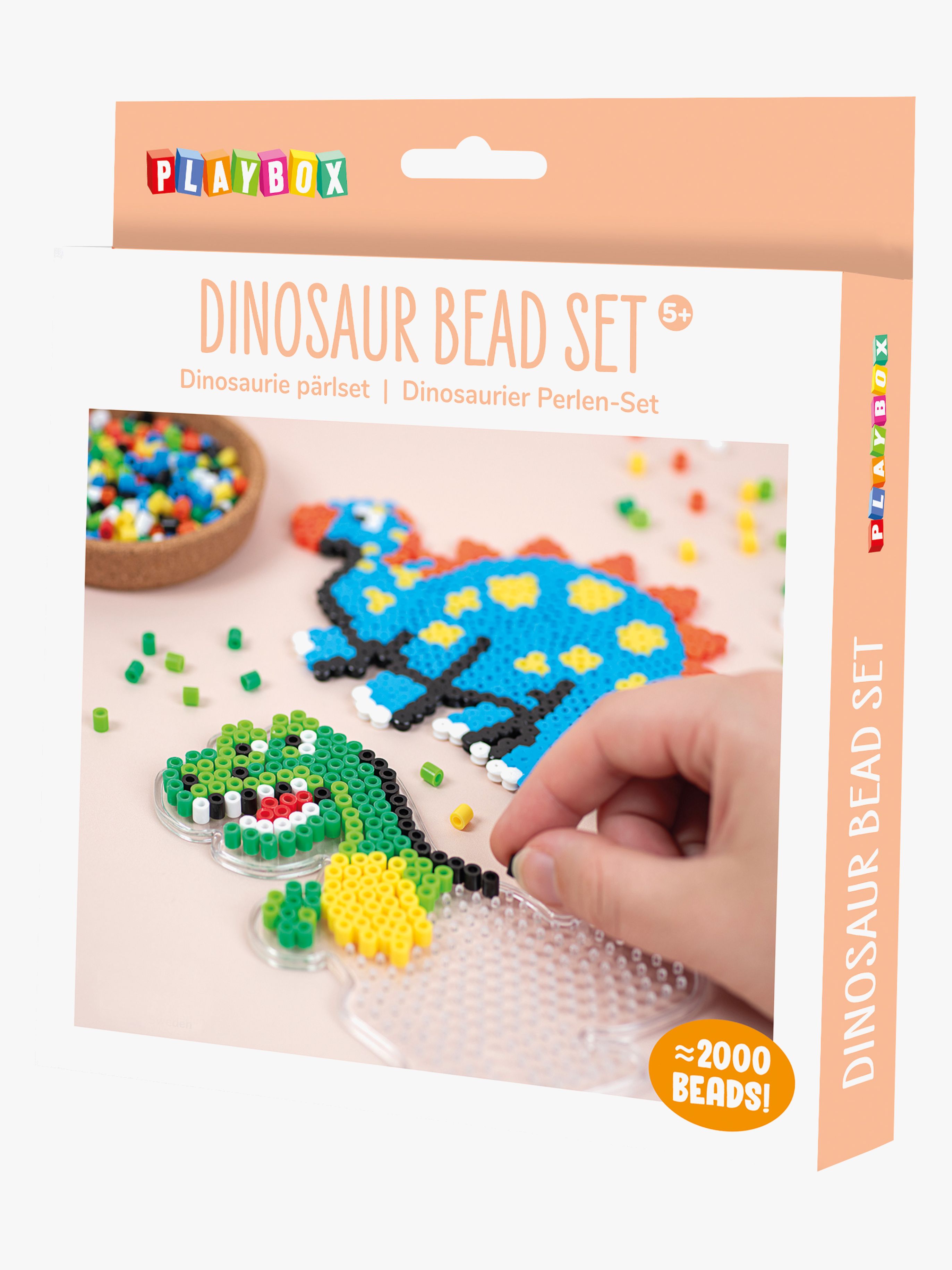 Playbox Pärlset Dinosaurier 2000 st