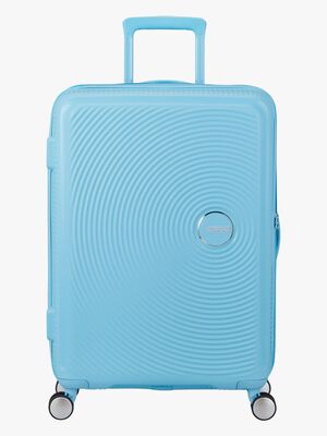 American Tourister Soundbox Spinner Resväska 71,5-81L, Blueberry Fizz