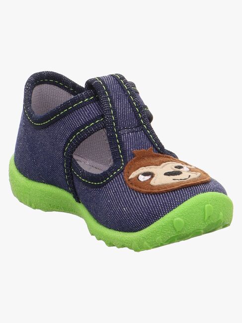 Superfit Spotty Inneskor, Dark Blue/Green