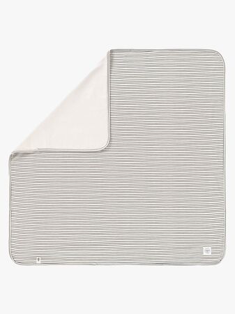 Lässig Interlock Filt 80x80, Striped grey