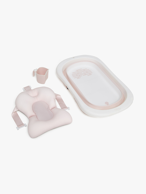 Beemoo CARE Assist Badbalja inkl. Badstöd & Sköljkanna, Pink