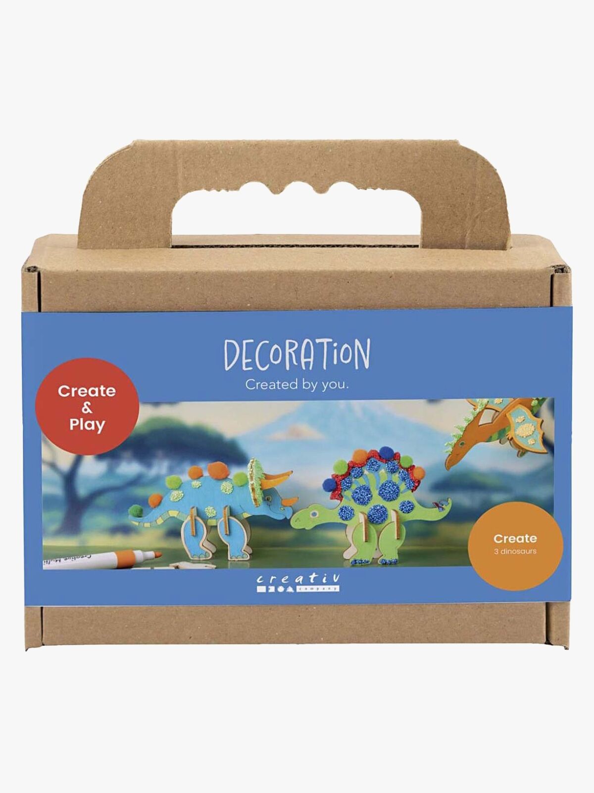 Creativ Company Pysselset Dinosaurier Mini