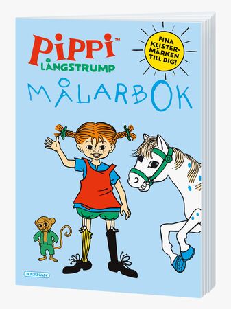 Egmont Kärnan Pippi Långstrump Målarbok