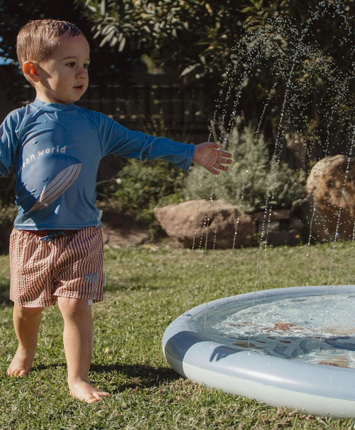 Little Dutch Ocean World Sprinklermatta, Blue