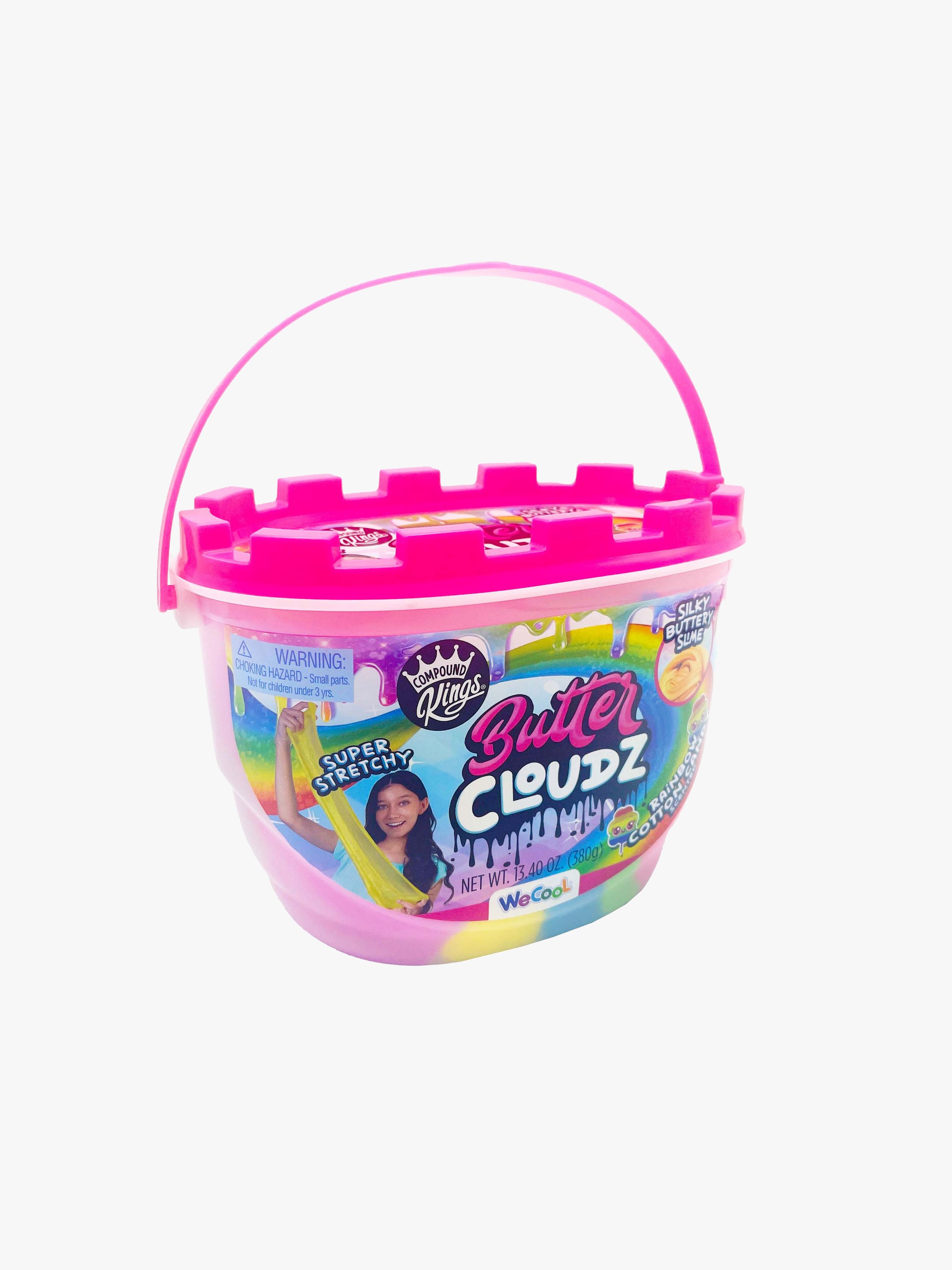 Compound Kings Butter Cloudz Slime 380 g, Rainbow Cotton Candy