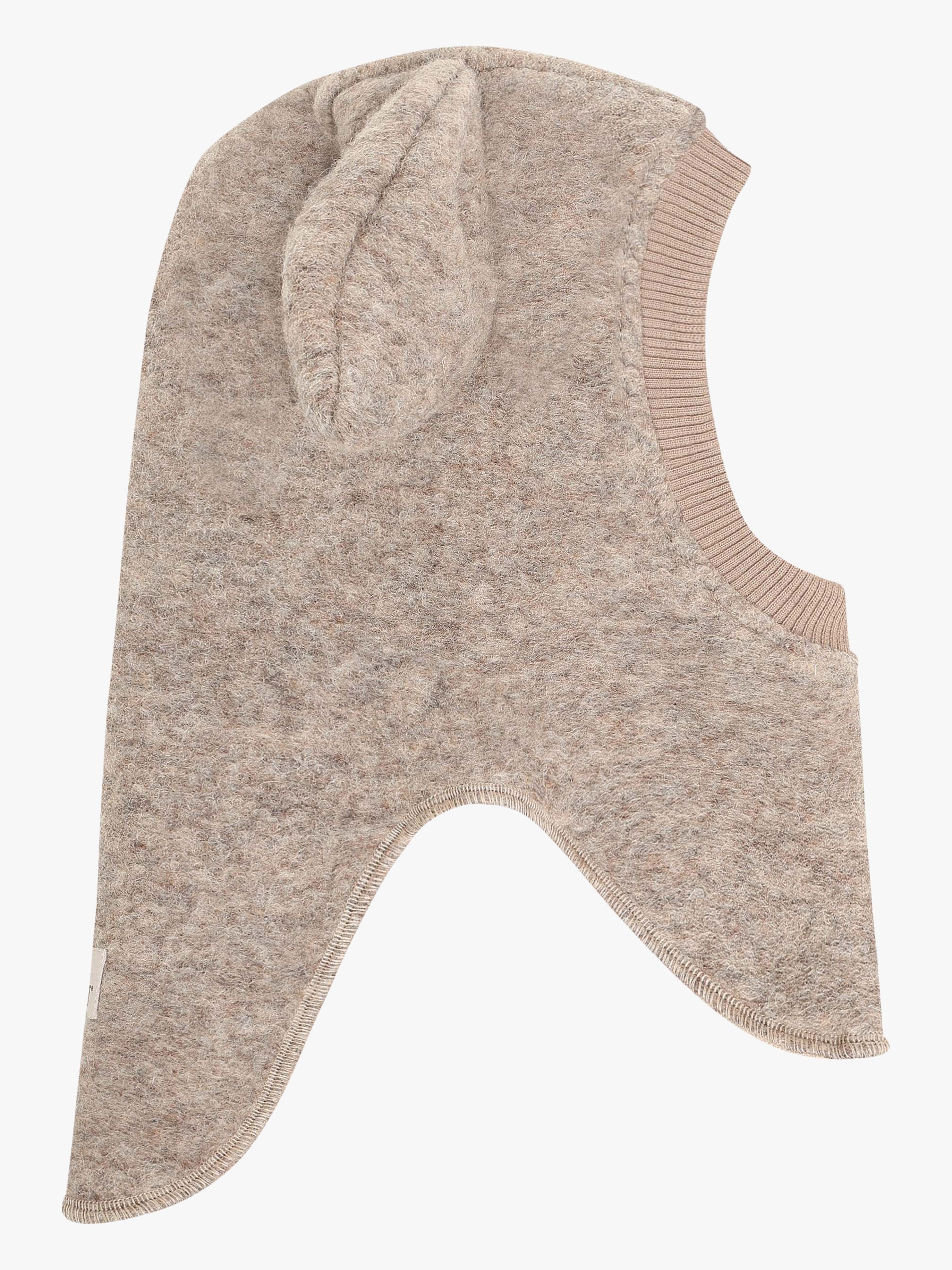 HUTTEliHUT Ullbalaklava Med Öron, Camel Melange, 48