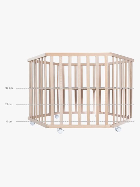 Roba Cosiplay Hexagon Lekhage med Hjul, Wood