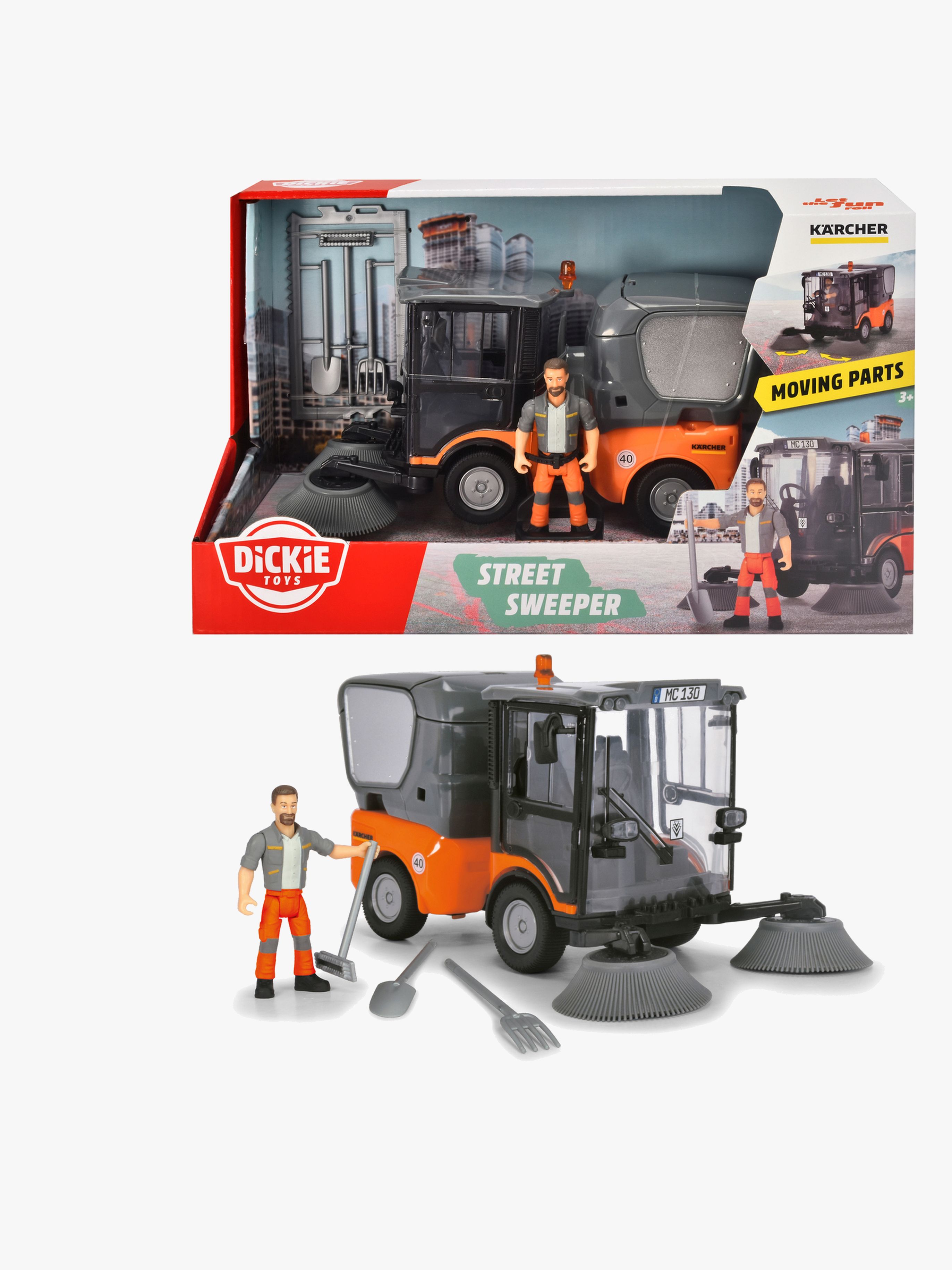 Dickie Toys Kärcher Gatusopmaskin 19,5 cm