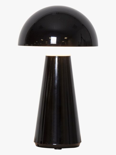 Star Trading Bordslampa Mushroom, Svart