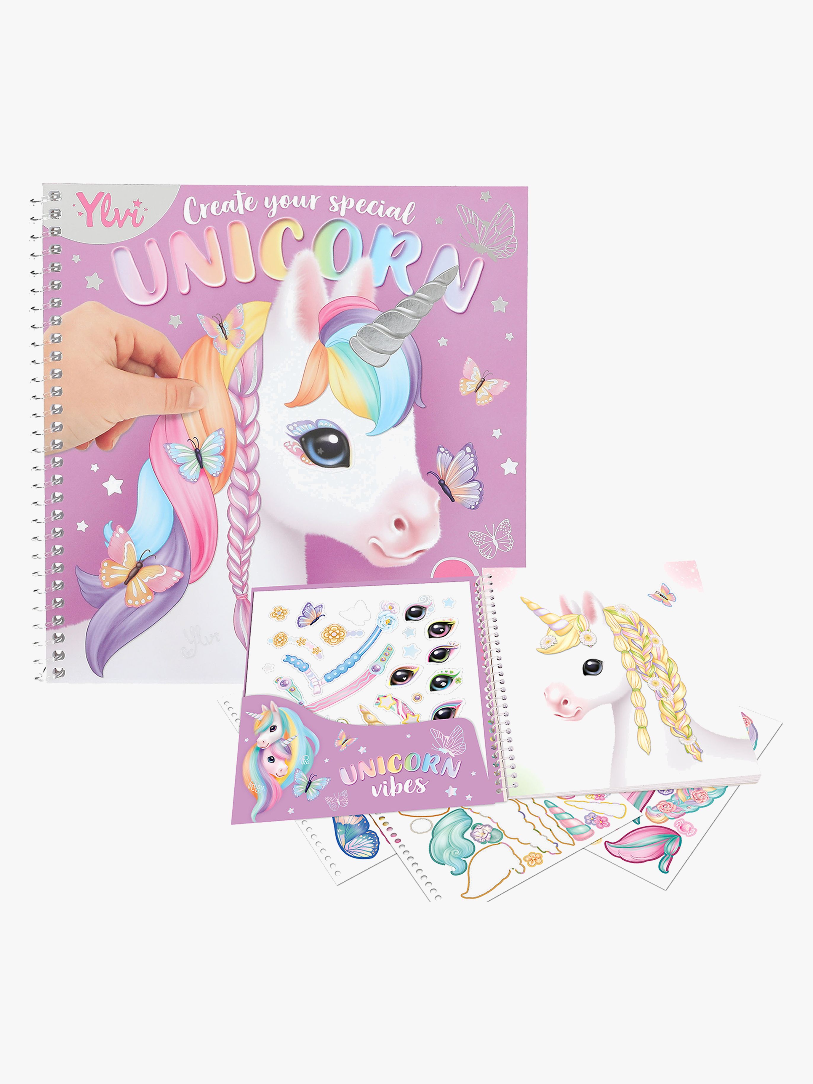 Ylvi &  the Minimoomis Klistermärkesbok Create Your Special Unicorn
