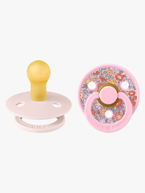 BIBS x Liberty Colour Oscar Meadow Napp 2-Pack Latex Stl 1, Petal Mix