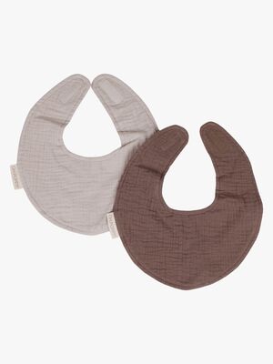 Oh, Poppy! Juni Halstücher 2er-Pack, Biscuit Brown/Linen Beige