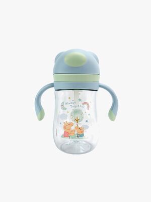 Nuby Evie Peppa Pig Sugerørkopp 240 ml, Blå