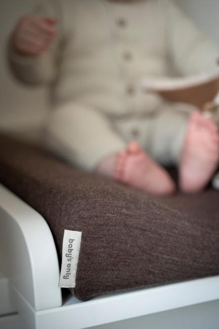 Baby's Only Meadow Skötbäddsöverdrag Merinoull, Taupe