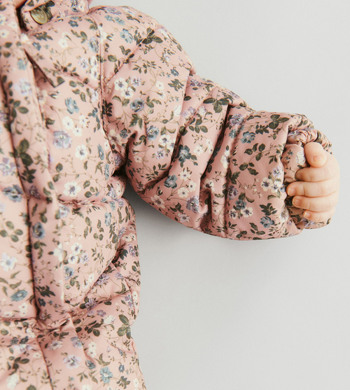 Wheat Edem Babyoverall, Rose Powder Flowers