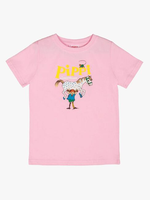 Pippi Långstrump X Martinex Pippi Logo T-shirt, Rosa