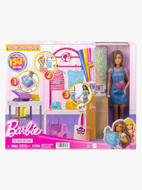 Barbie Lekset med Docka Make & Sell Boutique