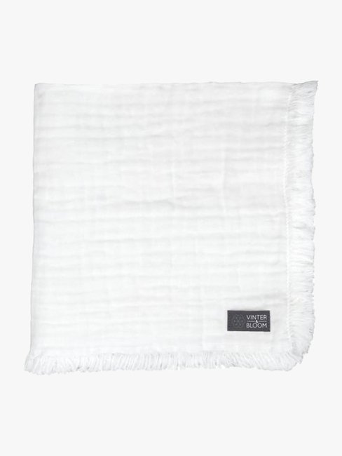 Vinter & Bloom Feather Muslinfilt EKO, Bright White