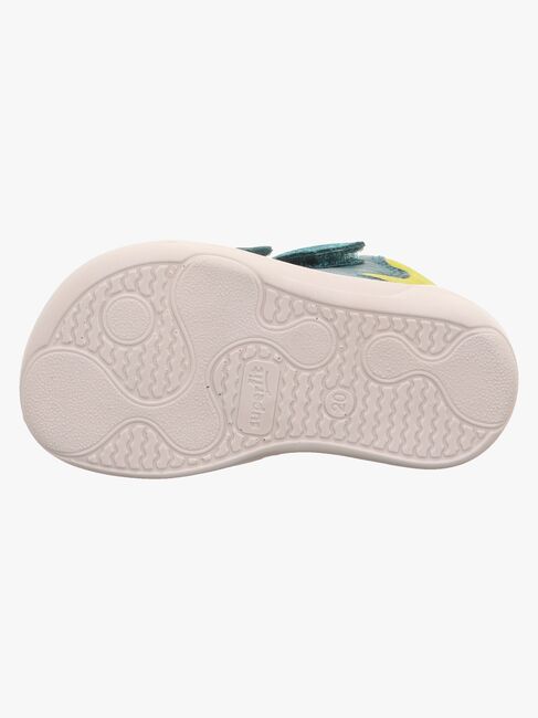 Superfit Superfree Barefoot WP Mid Sneakers, Grön/Gul