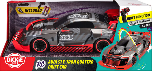 Dickie Toys Audi S1 E-Tron Quattro Drift Radiostyrd Bil