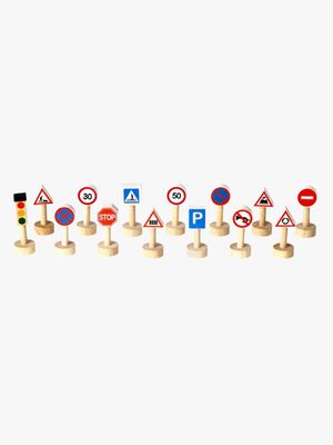 Plan Toys Trafikskylt Set