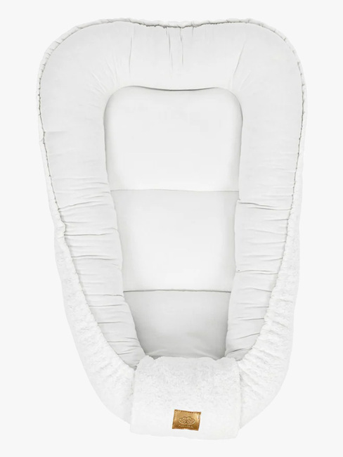 MeowBaby Boucle Babynest, White