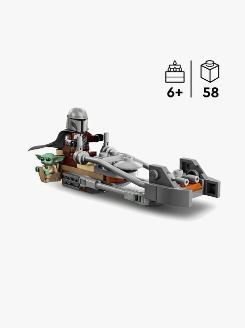 LEGO Star Wars 75436 The Mandalorian & Grogu's Speeder Bike