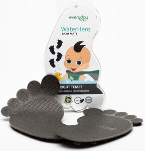 Everyday Baby Badmattor med Värmeindikator 4-Pack, Grå