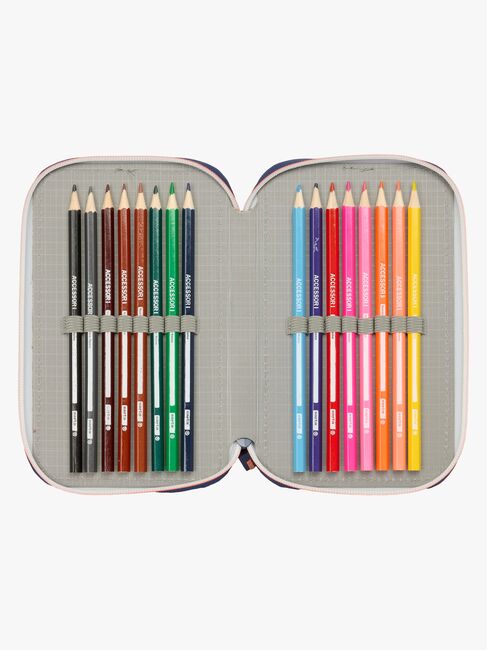 FC Barcelona  Fyllt Trippelpennfodral 37 Delar, 2ª Equipment