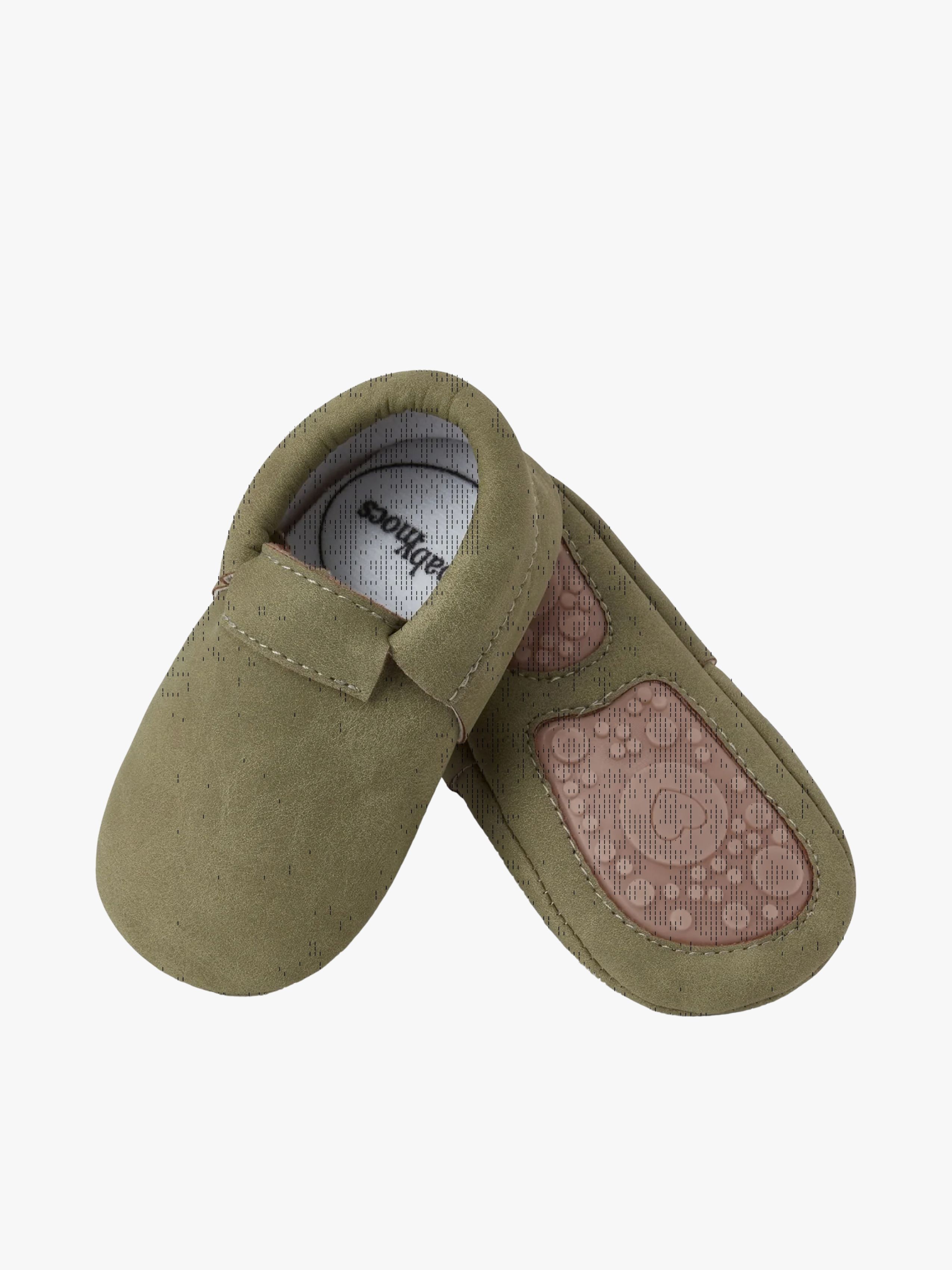 BabyMocs Casual Mocs Inneskor, Green, 3-6 mån