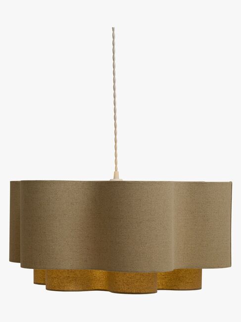 Alice & Fox Bloom Lampskärm, Beige Linen