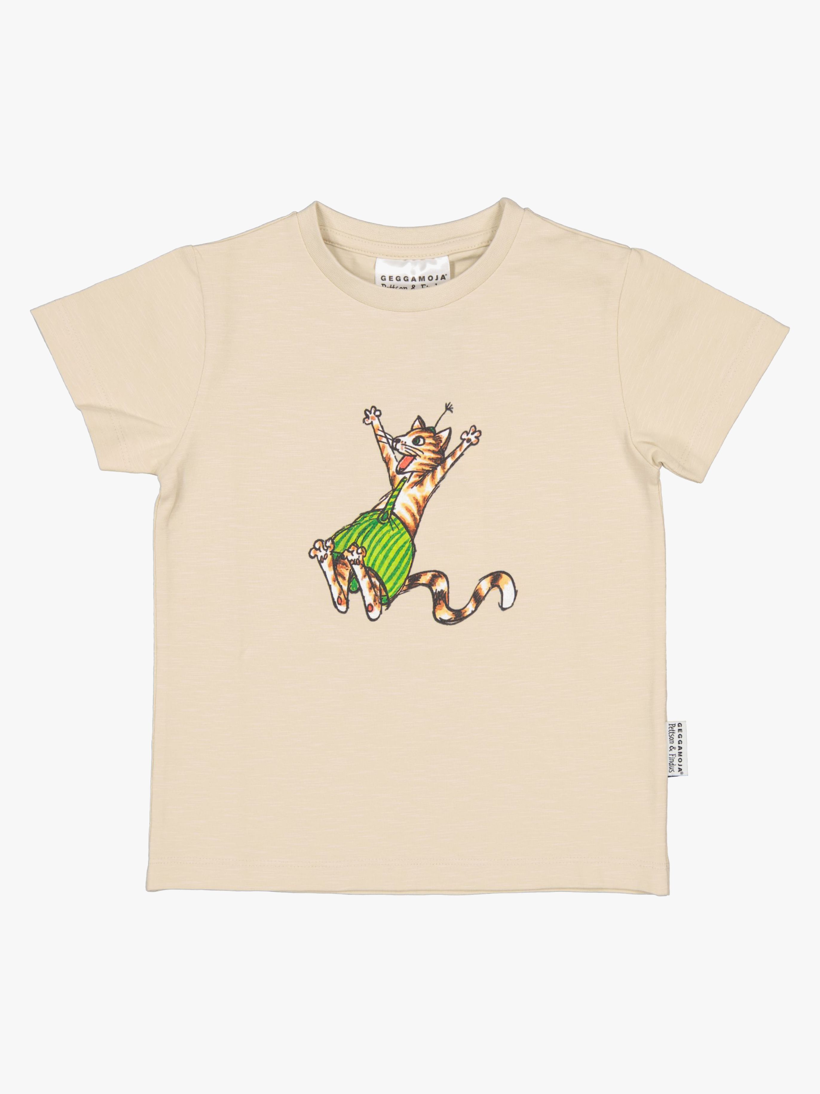 Geggamoja T-shirt Pettson & Findus, Beige, 110-116