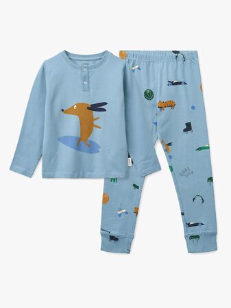 LIEWOOD Wilhelm Pyjamasset, Dog/fun/beach blue/mix
