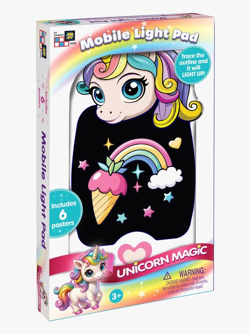 Original Glow Pad Ritplatta Enhörning