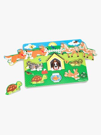Melissa & Doug Knoppussel Husdjur 8 Bitar
