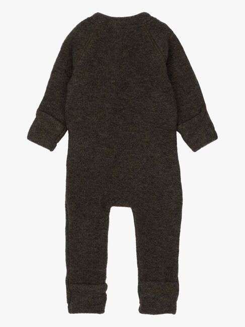 Mikk-Line Ulloverall Merino, Dark Brown Melange