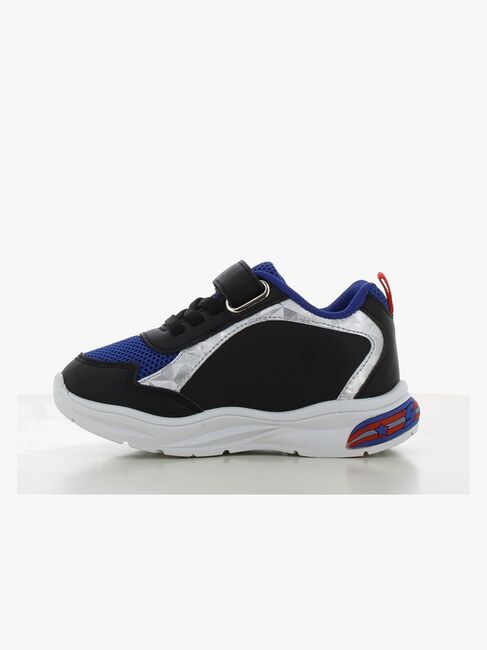 Sonic  Blinkande Sneakers, Black/Cobalt Blue