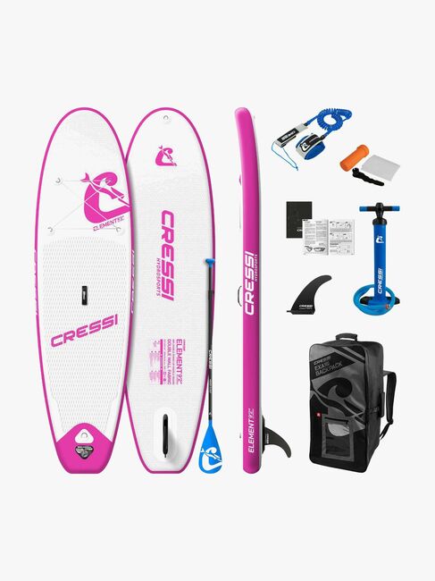 Cressi Element Small All Around ISup Set 9'2, Vit/Rosa