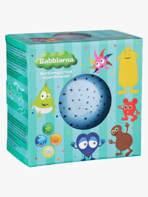 Babblarna Nattlampa med stjärnhimmel och vaggvisa