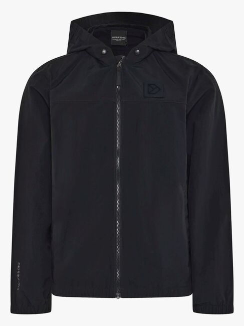 Didriksons Jasper Vindtät Friluftsjacka, Black